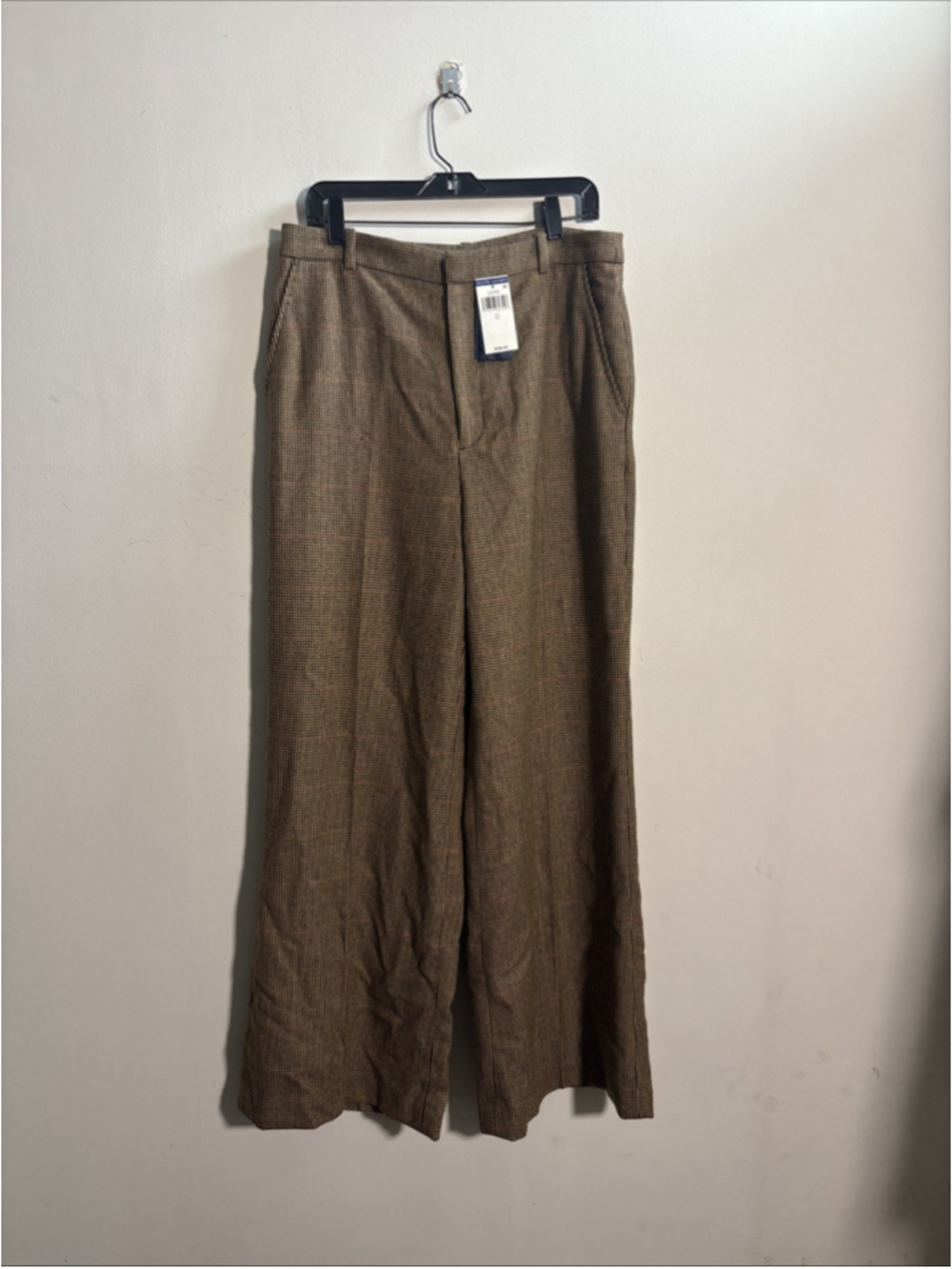 NEW WOMEN’S POLO RALPH LAUREN STRETCH TWEED WIDE LEG PANTS SIZE 12 US $398 MSRP